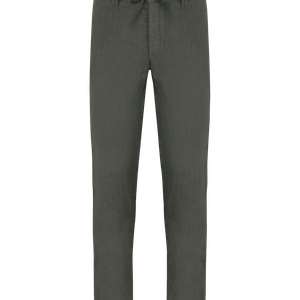 Eco-friendly Men's Linen Washed Effect Trousers, miniatyr 1